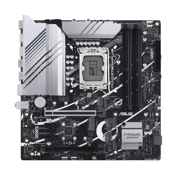 Asus PRIME Z790M-PLUS, Intel Z790, 1700, Micro ATX, 4 DDR5, HDMI, DP, GB LAN, PCIe5, 3x M.2