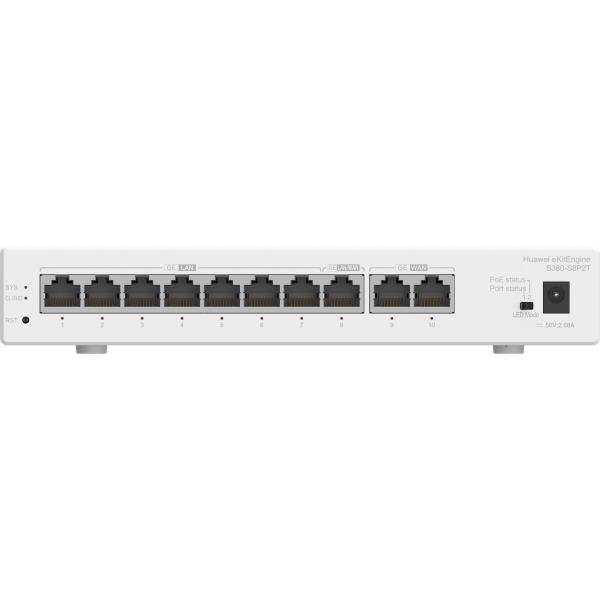 Huawei S380-S8P2T Gigabit Ethernet (10/100/1000) Supporto Power over Ethernet (PoE) Grigio