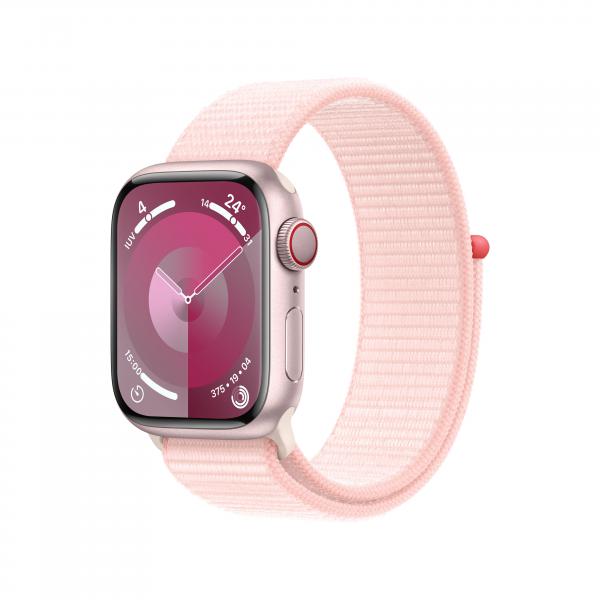 Apple Watch Serie 9 Cell 41mm Aluminium Pink Sport Light Light Pink MRJ13QL/A 195949022739