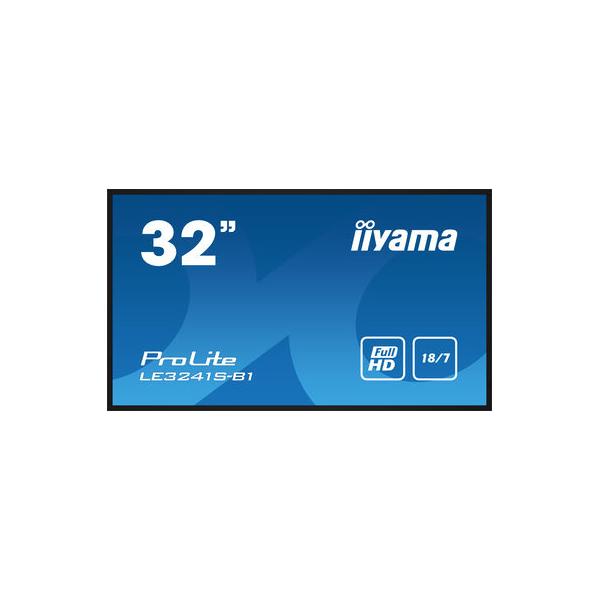 iiyama LE3241S-B1 visualizzatore di messaggi Pannello piatto per segnaletica digitale 80 cm (31.5") 350 cd/m² Full HD Nero 18/7