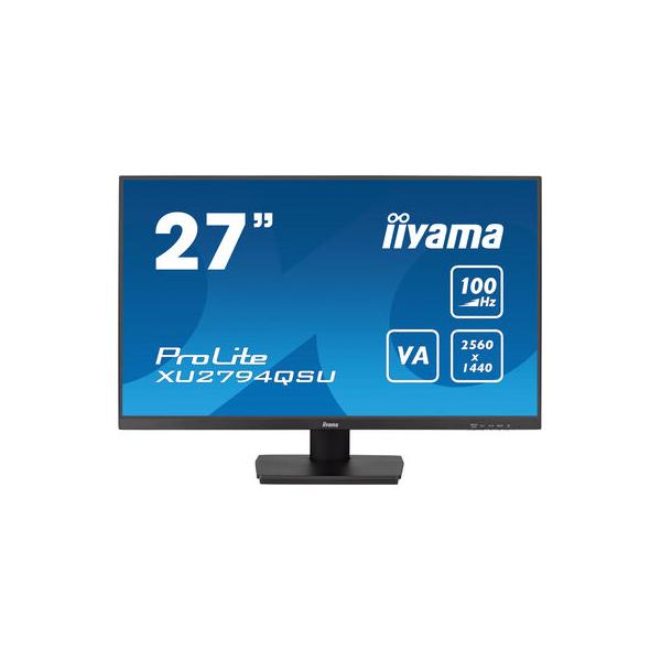 iiyama ProLite XU2794QSU-B6 Monitor PC 68,6 cm [27] 2560 x 1440 Pixel Wide Quad HD LCD Nero (iiyama ProLite XU2794QSU-B6 27' 2560 x 1440 pixels WQHD LCD Display)