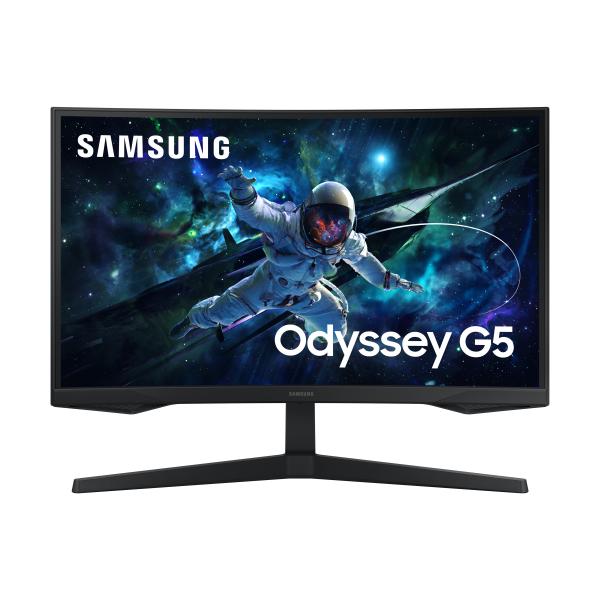 Samsung Odyssey Monitor Gaming G5 - G55C da 27'' QHD Curvo (S27CG552EU MONITOR 27IN GAMING - CURVO 1000R / 16:9 / 2560X1440)