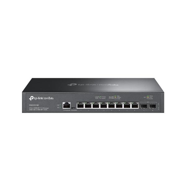 TP-Link Omada SG3210X-M2 switch di rete Gestito L2+ 2.5G Ethernet [100/1000/2500] 1U Nero (TP-LINK Switch SG3210X-M2 8-Port Managed L2+ 8x 2.5G Ports, 2x 10G SFP+ Slots)