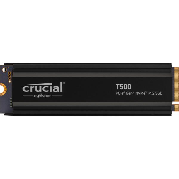 Crucial T500 M.2 2 TB PCI Express 4.0 TLC NVMe (2TB Crucial T500 PCIe Gen4 NVMe M.2 SSD with heatsink)