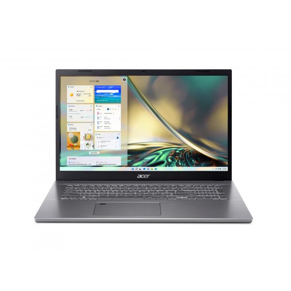 Acer Aspire 5 A517-53-74UG Computer portatile 43,9 cm [17.3] Full HD IntelÂ® Coreâ„¢ i7 i7-12650H 16 GB DDR4-SDRAM 512 GB SSD Wi-Fi 6 [802.11ax] Windows 11 Pro Grigio (ASPIRE5 A517-53-74UG - 173INI7-12650H 16GB 512GB W11P) - Versione Tedesca