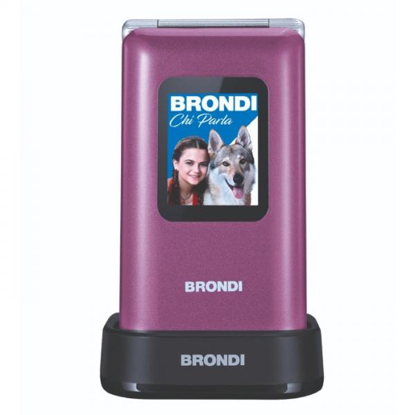 Cellulare Brondi Amico Prezioso (violet) - Telefono Cellulare Senior