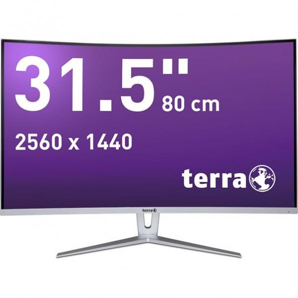 Wortmann AG 3030219 Monitor PC 81,3 cm (32") 2560 x 1440 Pixel Dual WQHD LED Argento, Bianco
