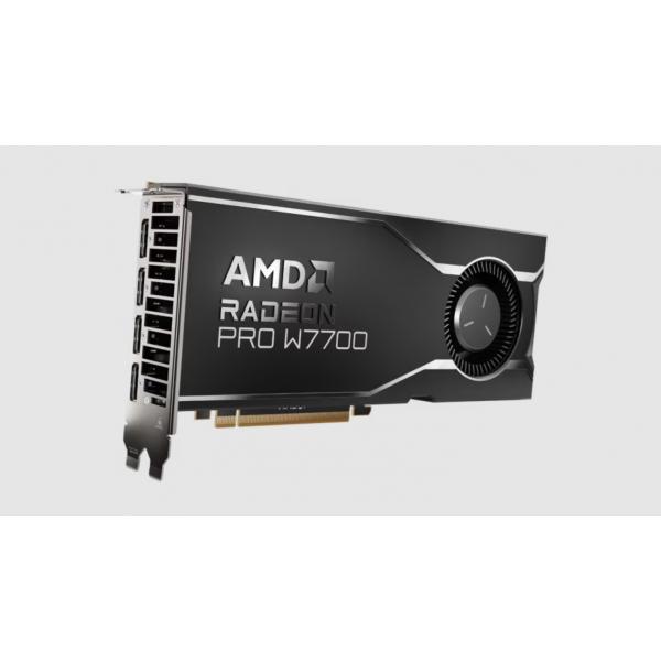AMD Radeon PRO W7700 16 GB GDDR6 (AMD Radeon Pro W7700 - Graphics card - Radeon Pro W7700 - 16 GB GDDR6 - PCIe 4.0 x16 - 4 x DisplayPort)