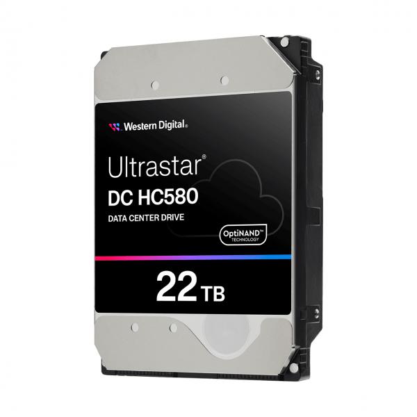 WD Ultrastar DC HC580 WUH722422ALE6L4 - HDD - 22 TB - interno - 3.5 - SATA 6Gb/s - 7200 rpm - buffer: 512 MB