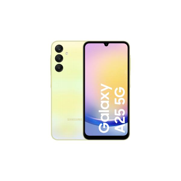 Samsung Galaxy A25 5G SM-A256B 16,5 cm [6.5] Doppia SIM Android 14 USB tipo-C 128 GB 5000 mAh Giallo (GALAXY A25 5G YELLOW)