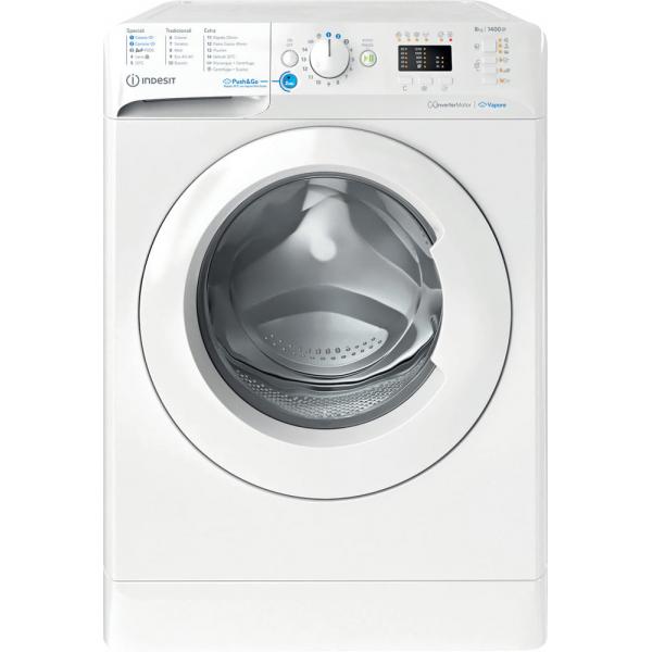 Indesit BWA81496XW LAVATRICE CF 8KG 1400 A INV VAP DISP 8050147668061