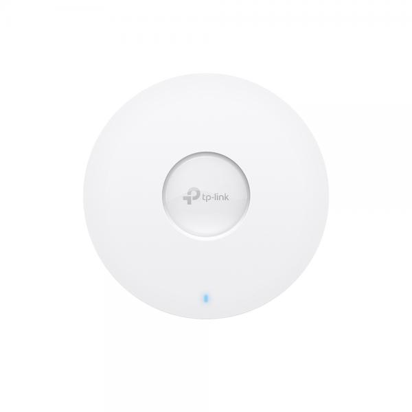 TP-Link Omada EAP673 punto accesso WLAN 5400 Mbit/s Bianco Supporto Power over Ethernet [PoE] (TP-LINK [EAP673] AX5400 Dual Band Ceiling Mount Wi-Fi 6 Access Point, PoE+, Omada Mesh, 2.5G LAN)
