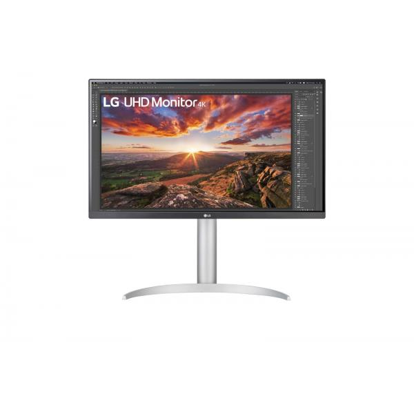 LG 27UP85NP-W Monitor PC 68,6 cm [27] 3840 x 2160 Pixel 4K Ultra HD LED Bianco (27IN UHD 4K MONITOR WITH HAS - USB TYPE-CVESA 3840X2160 HDMIX2)