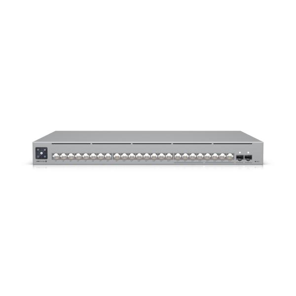 Ubiquiti USW-Pro-Max-24-PoE L3 2.5G Ethernet [100/1000/2500] Supporto Power over Ethernet [PoE] Grigio (Ubiquiti A 24-port, Layer 3 Etherlighting switch capable of high-power PoE++ output.)