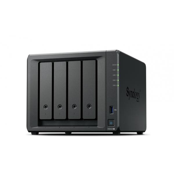 Synology DiskStation DS423+ NAS Desktop Collegamento ethernet LAN Nero J4125 (Synology DS423+/24TB N300)