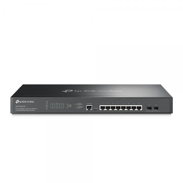 TP-Link Omada SG3210XHP-M2 switch di rete Gestito L2+ 2.5G Ethernet [100/1000/2500] Supporto Power over Ethernet [PoE] 1U Nero (8-PORT 2.5G L2+ MANAGED SWITCH - WITH 2 SFP 8X POE+)