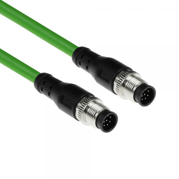 Act Sc3872 Cavo Per Sensori E Attuatori 10 M M12 Nero/verde