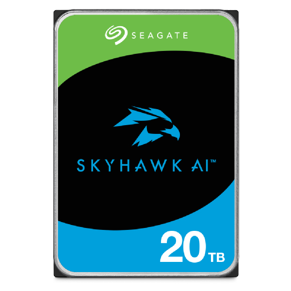 Seagate SkyHawk AI 3.5 24 TB Serial ATA III (Seagate SkyHawk AI ST24000VE002 - Hard drive - 24 TB - internal - 3.5 - SATA 6Gb/s - buffer: 512 MB - with 3 years Seagate Rescue Data Recovery)