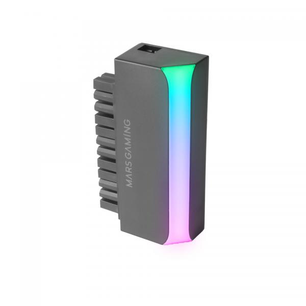 MARS MCAL24X ADATTATORE ALIM. UNIVERSALE MB da 24PIN a 90° 5V 3-PIN ARGB