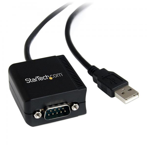 StarTech.com Cavo adattatore USB FTDI RS-232 a seriale 1 porta, isolamento ottico (ADATTATORE SERIALE USB - FTDI A 1 PORTA CON ISOLAMENTO)