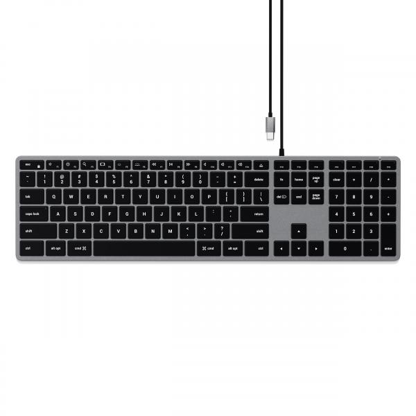 Tastiera Slim Usb-c W3 - Space Gray - Ita X Apple