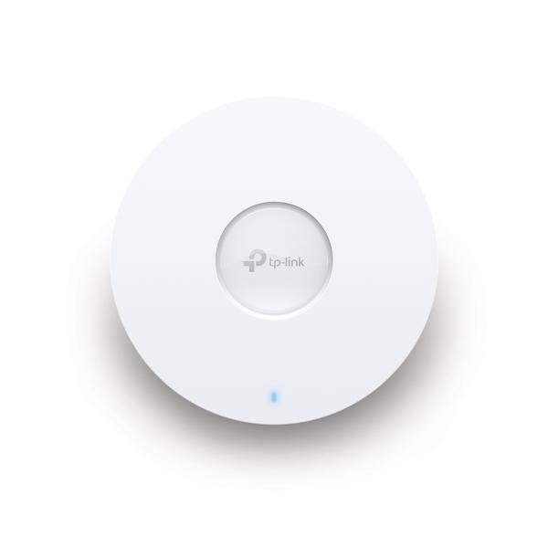 TP-Link Omada EAP670 5400 Mbit/s Bianco Supporto Power over Ethernet [PoE] (TP-LINK [EAP670 NEW] AX5400 Dual Band Ceiling Mount Wi-Fi 6 Access Point, PoE, Omada Mesh, 2.5G LAN, Bluetooth 5.2 Support)