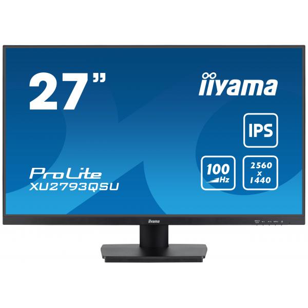 iiyama ProLite XU2793QSU-B6 Monitor PC 68,6 cm (27") 2560 x 1440 Pixel Wide Quad HD LED Nero