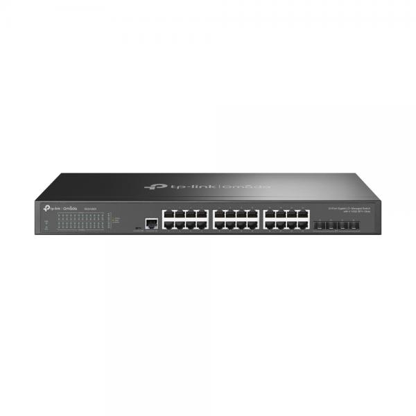 TP-Link Omada SG3428X switch di rete Gestito L2+/L3 Gigabit Ethernet [10/100/1000] 1U Nero (TP-LINK Switch SG3428X 24xGBit/4xSFP+ Managed)