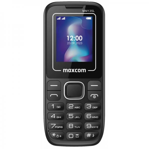 Cellulare Maxcom Classic Mm135 Light Mobile Phone 1.77" Dual Sim Radio Flash UsB-C Black/blue
