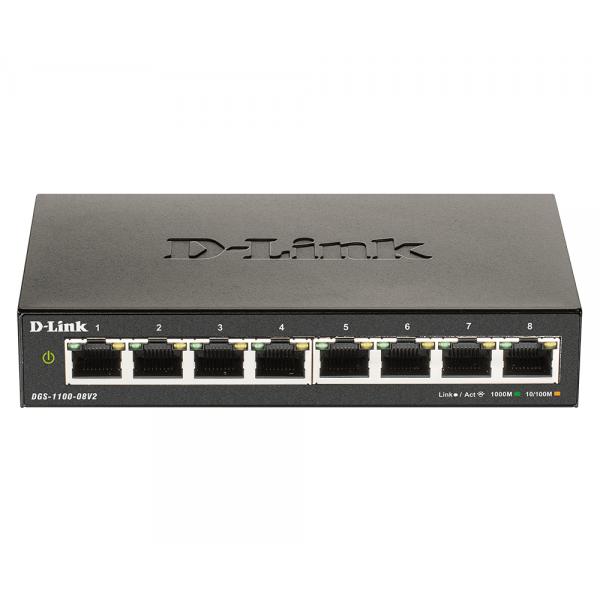 D-LINK SWITCH 8 PORTE GIGABIT SMART MANAGED