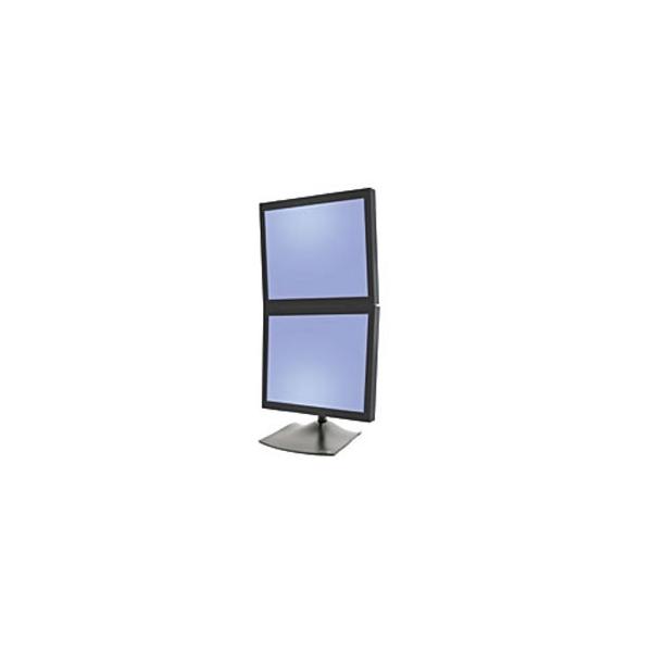 Ergotron DS Series DS100 Dual Monitor Desk Stand, Vertical 61 cm (24") Nero
