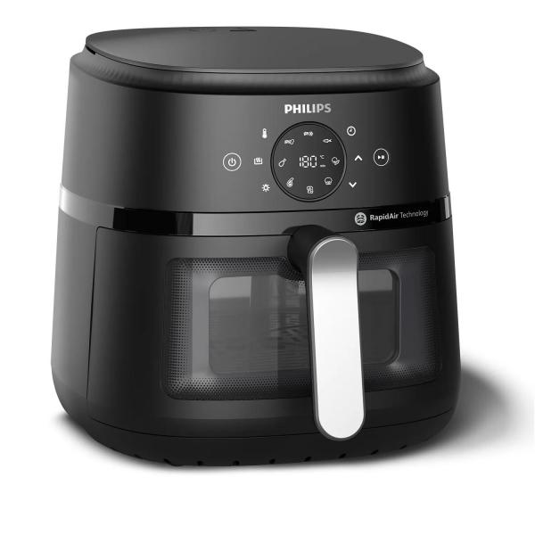 Philips Serie 2000 NA231/00 Airfryer 6.2 L, Friggitrice ad aria 13 in 1, App ricettario (Philips NA231/00 Airfryer, 1700 W, Pan)