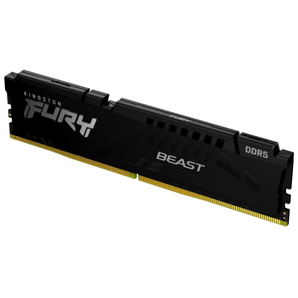 KINGSTON RAM FURY BEAST BLACK XMP DIMMDDR5 16GB 6000MT/S CL30 - immagine prodotto