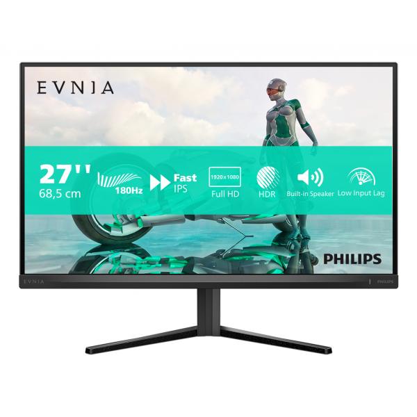 PHILIPS MONITOR GAMING 27 LED IPS 16:9 FHD 1MS 300 CDM 180HZ  DP/HDMI MULTIMEDIALE