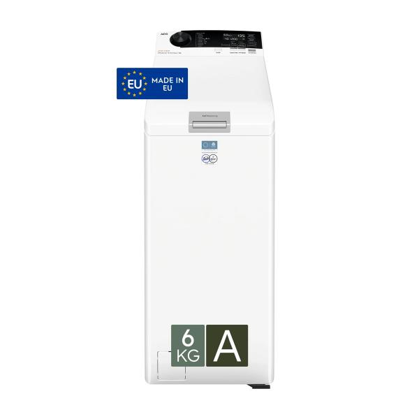 AEG LTR7E36S Serie 7000 Lavatrice Carica dall'Alto 6 KG 1251 Giri/min Classe A (Bianco)