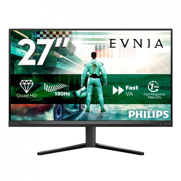 PHILIPS MONITOR GAMING 27 LED VA 16:9 QHD 1MS 180hz 300 CDM, DP/HDMI - immagine prodotto