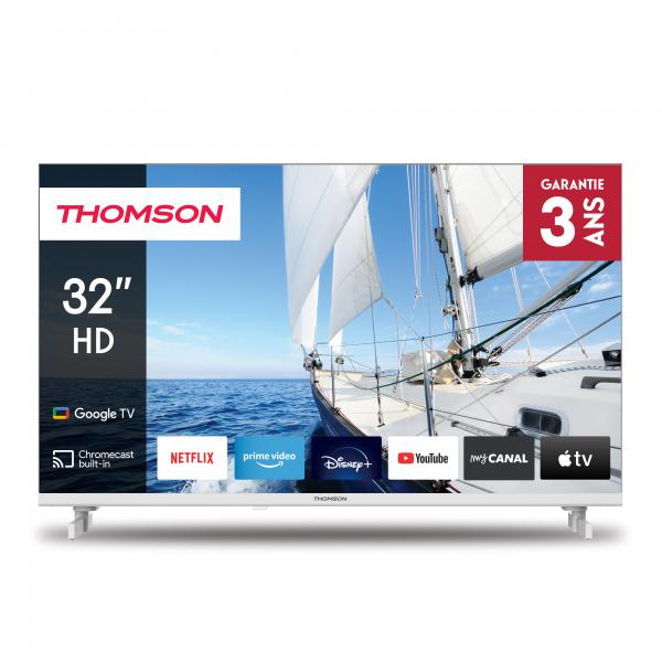 Thomson TVC LED 32 HD SMART GOOGLE TV WHITE CERT TIVUSAT9120106662214