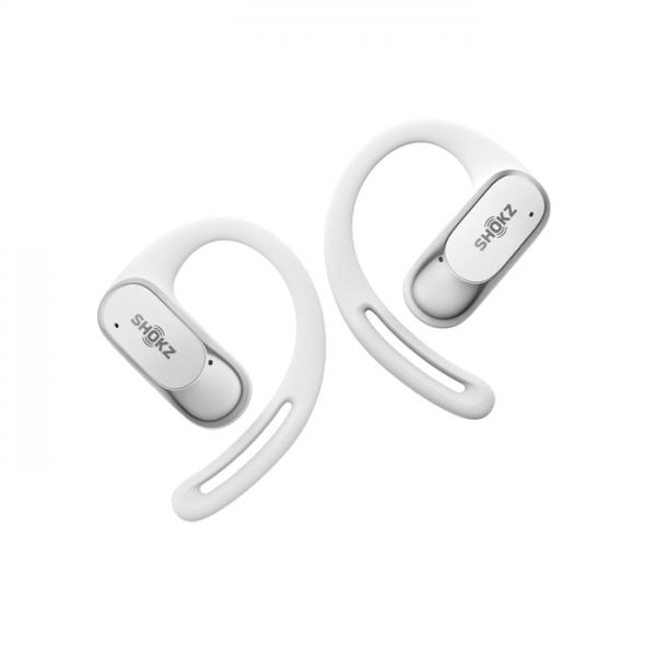 Shokz Openfit Air, Weiss Auricolare Wireless A Clip Chiamate/musica/sport/tutti I Giorni Bluetooth Bianco