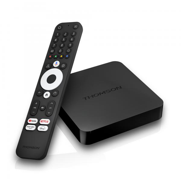 Thomson-streaming-box-240g 4k 2/8gb Android 12 Google Amazon Prime Disn