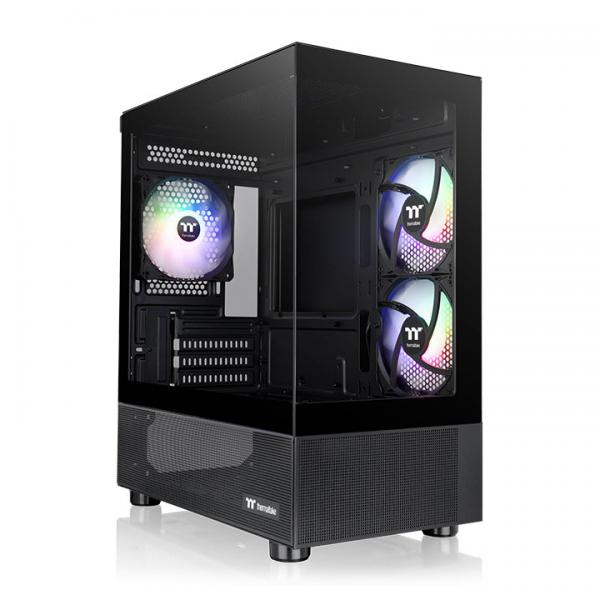 THERMALTAKE CASE MICRO VIEW 170 TF ARGB BLACK TG 3xARGB FAN