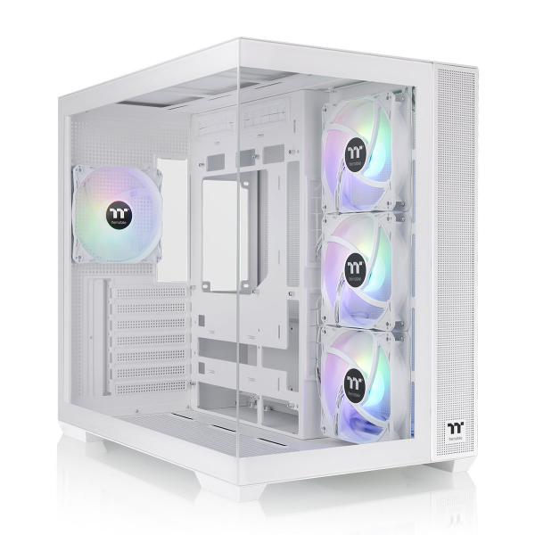 Complete Thermaltake Case M.tower View 380tg Argb Snow Tg 4xargb Fan Pro Version [vIdXhta6]