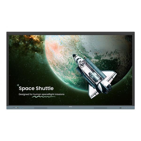 BenQ RE6504 Pannello piatto interattivo 165,1 cm [65] 450 cd/m² 4K Ultra HD Nero, Grigio Touch screen Processore integrato Android (BenQ 65 RE6504 450 nits IR touch 40 p)