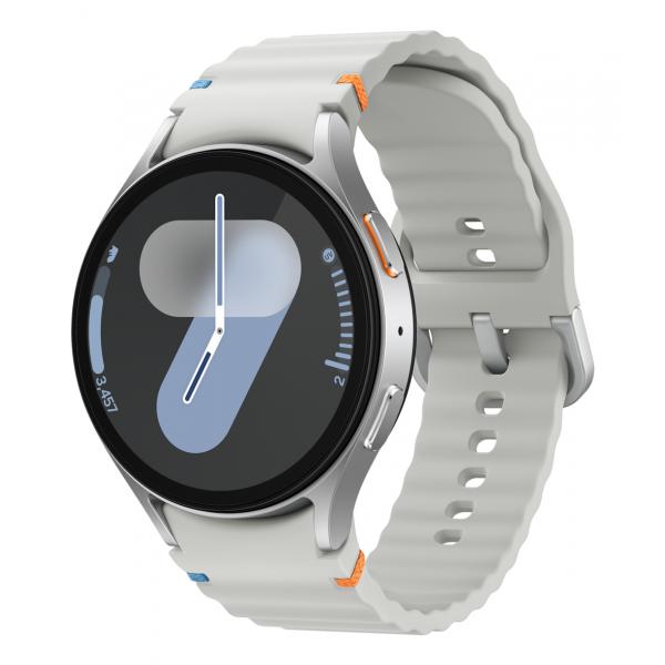 Samsung Galaxy Watch7 3,81 cm [1.5] AMOLED 44 mm Digitale 480 x 480 Pixel Touch screen Argento Wi-Fi GPS [satellitare] (Samsung Galaxy Watch7 smart ur med spo)