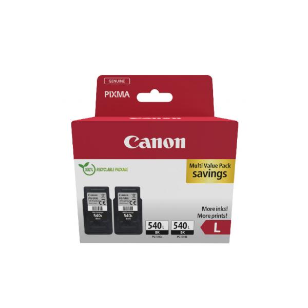 CARTUCCE ORIGINALE CANON CONFEZIONE DOPPIA NERO PG540L