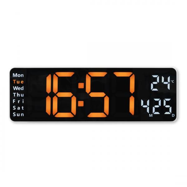 Hama Santa Cruz Orologio digitale Rettangolo Nero (HAMA Digital Wall Clock Santa Cruz)