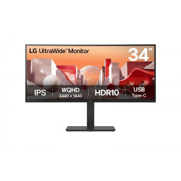 LG MONITOR 34 LED IPS 21:9 WQHD 5MS 300 CDM, REG ALT, DOP/HDMI, MULTIMEDIALE