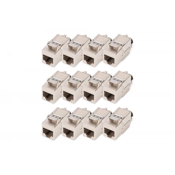 CAT 8.1 KEYSTONE MODULE 12X - SHIELDED TOOL-FREE CONNECTION
