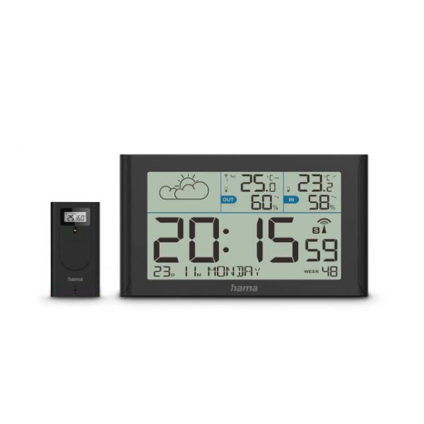 Hama 00222216 stazione meteorologica digitale Nero Batteria (SYLT WEATHER STATION ALARM BLACK)