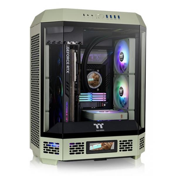 THERMALTAKE CASE M.TOWER THE TOWER 600 MATCHA GREEN 2xFAN TG