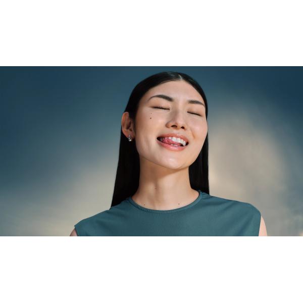 Philips Sonicare serie 5300 Sonicare Spazzolino Elettrico Sonico con base di ricarica e custodia, 2 livelli di intensità, sensore di pressione confezione da 1 spazzolino bianco e 1 spazzolino nero HX